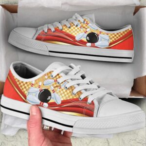 Bowling Gab Low Top Shoes Canvas Print&hellip;