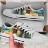 Boxer Dog Lover Christmas Reindeer Low Top Shoes Canvas Sneakers, Designer Low Top Shoes, Low Top Sneakers