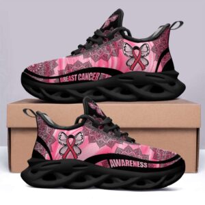 Breast Cancer Awareness Shoes Hologram Pattern Light,&hellip;