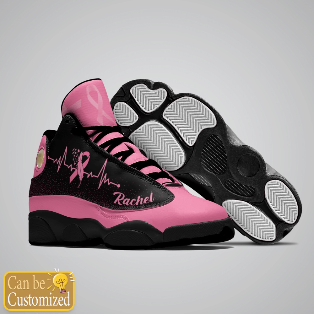 Breast Cancer I Wear Pink For Myself Custom Name Shoes, Basketball Shoes, Basketball Shoes 2024