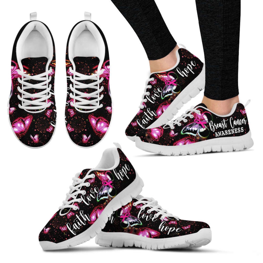 Breast Cancer Shoes Beautiful Of Butterfly Sneaker Walking Shoes, Designer Sneakers, Best Running Shoes