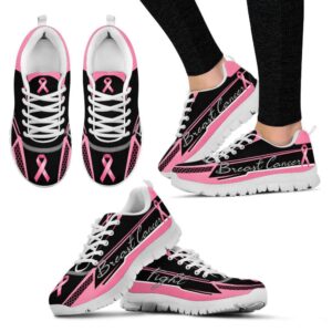 Breast Cancer Shoes Fight Grid Sneaker Walking&hellip;