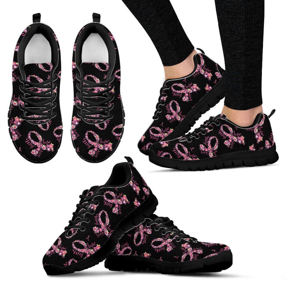 Breast Cancer Shoes Flower Sneaker Walking Shoes, Designer Sneakers, Best Running Shoes Breast Cancer Shoes Flower Sneaker Walking Shoes, Designer Sneakers, Best Running Shoes