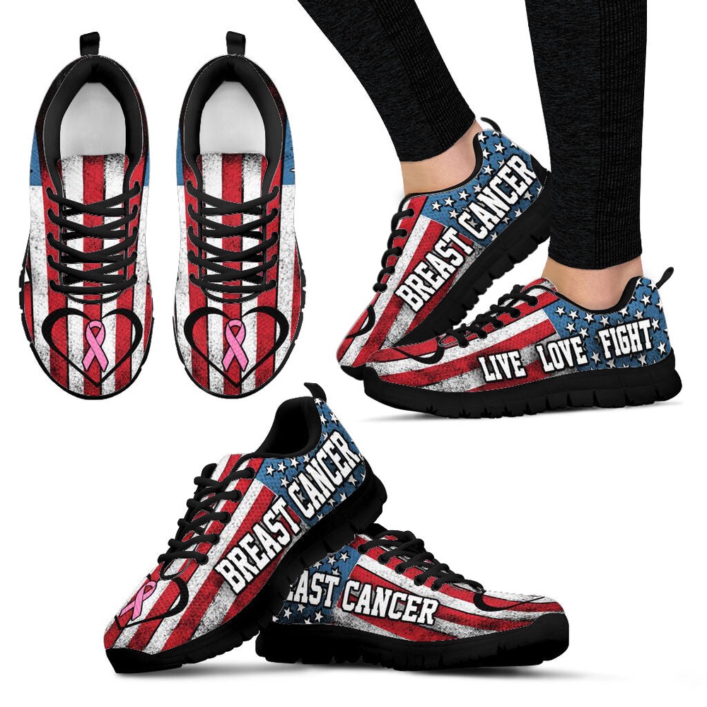 Breast Cancer Shoes Live Love Fight American Sneaker Walking Shoes, Designer Sneakers, Best Running Shoes Breast Cancer Shoes Live Love Fight American Sneaker Walking Shoes, Designer Sneakers, Best Running Shoes