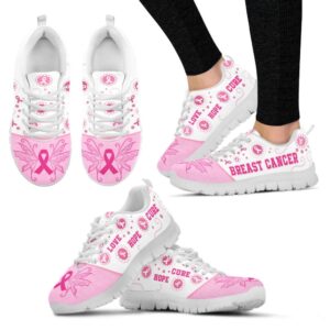 Breast Cancer Shoes Love Hope Cure Lovely&hellip;