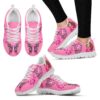 Breast Cancer Shoes Silk Line Sneaker Walking Shoes, Designer Sneakers, Best Running Shoes