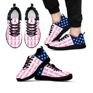 Breast Cancer Shoes Strong USA Flag Version&hellip;