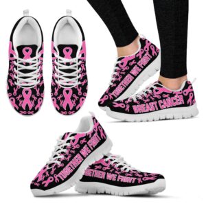 Breast Cancer Shoes Together We Fight Sneaker&hellip;