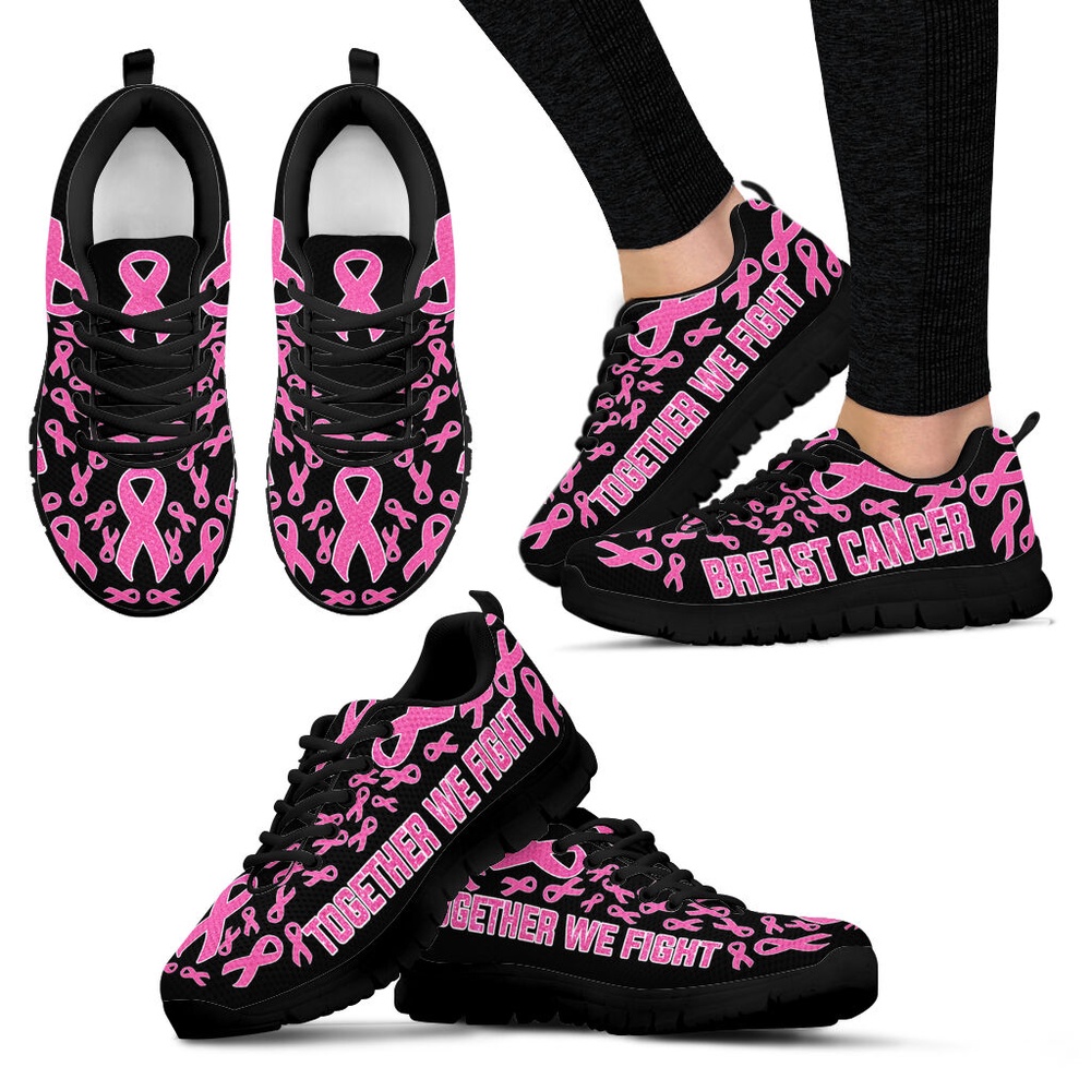 Breast Cancer Shoes Together We Fight Sneaker Walking Shoes, Designer Sneakers, Best Running Shoes Breast Cancer Shoes Together We Fight Sneaker Walking Shoes, Designer Sneakers, Best Running Shoes