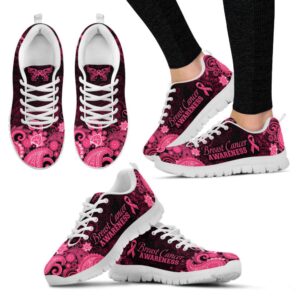 Breast Cancer Shoes Traditionnels Paisley Sneaker Walking&hellip;
