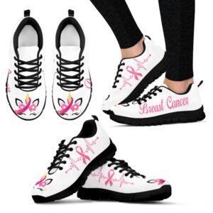 Breast Cancer Shoes Unicorn White Sneaker Walking&hellip;