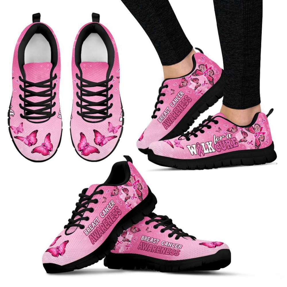Breast Cancer Shoes Walk For A Cure Butterfly Sneaker Walking Shoes, Designer Sneakers, Best Running Shoes Breast Cancer Shoes Walk For A Cure Butterfly Sneaker Walking Shoes, Designer Sneakers, Best Running Shoes