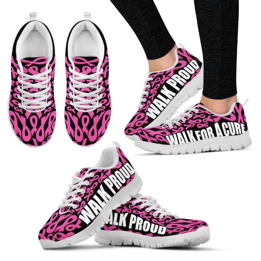 Breast Cancer Shoes Walk For A Cure Sneaker Walking Shoes Best Shoes, Designer Sneakers, Best Running Shoes