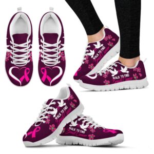 Breast Cancer Shoes Walk To End Sneaker&hellip;
