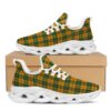 Buffalo Plaid St. Patrick’s Day Print Pattern Black Running Shoes, Max Soul Sneakers, Max Soul Shoes