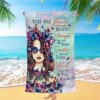 Butterfly God Says You Are Beach Towel, Christian Beach Towel, Summer Towels Butterfly God Says You Are Beach Towel, Christian Beach Towel, Summer Towels