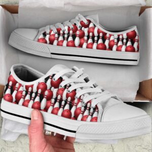 Canvas Print Bowling Pin Low Top Shoes&hellip;