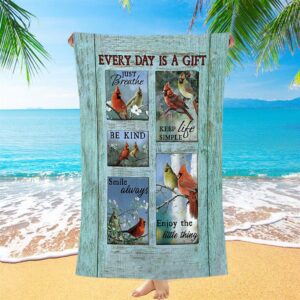 Cardinal Every Day Is A Gift Beach… Cardinal Every Day Is A Gift Beach…