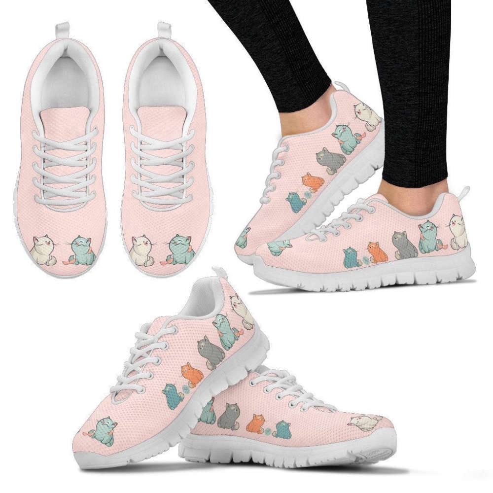 Cat Art Women Sneakers Walking Running Lightweight, Designer Sneakers, Sneaker Shoes