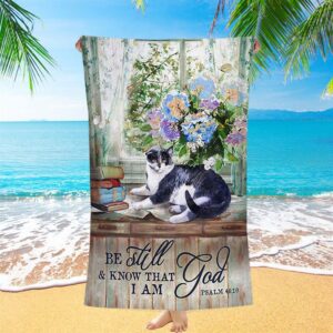 Cat Hydrangea Vase Book, Be Still And… Cat Hydrangea Vase Book, Be Still And…
