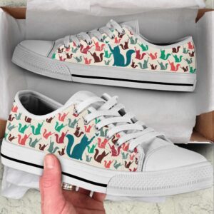 Cat Lover Shoes Pattern Color Low Top&hellip;