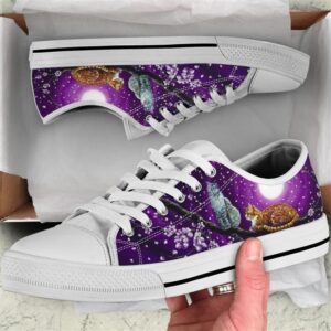 Cat Sakura Cherry Blossom Low Top Shoes,&hellip;