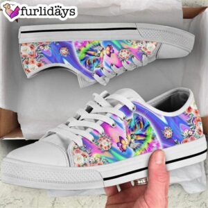 Cat Trippy Pattern Low Top Shoes, Cat&hellip;