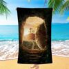 Cave Green Forest, Have Courage And Be Kind Beach Towel, Christian Beach Towel, Summer Towels