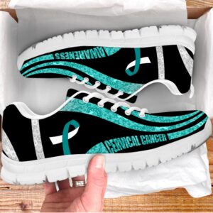 Cervical Cancer Awareness Shoes Shoes Holowave Sneaker&hellip;