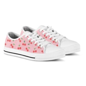 Cherry print Low Top Shoes Sustainable Footwear,&hellip;