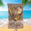 Cave Sunrise Three Crosses The Path To Paradise Beach Towel, Christian Beach Towel, Summer Towels Cave Sunrise Three Crosses The Path To Paradise Beach Towel, Christian Beach Towel, Summer Towels