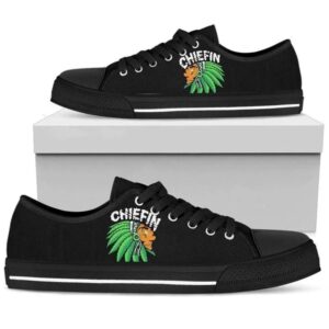 Chiefin Tribal Black Canvas Low Top Shoes,&hellip;