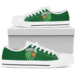 Chiefin Tribal Green Canvas Low Top Shoes Low Top Designer Shoes Low Top Sneakers 2 vg7m0w.jpg