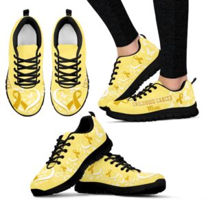 Childhood Cancer Shoes Mom Heart Ribbon Sneaker&hellip;
