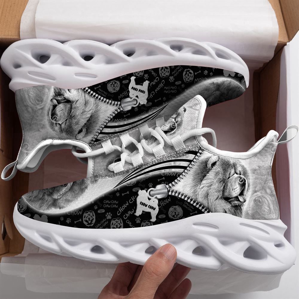 Chow Chow Sketch Max Soul Shoes Kid, Max Soul Sneakers, Max Soul Shoes
