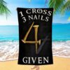 Christ Offers Forgiveness For Everyone Everywhere Jesus Coffee Beach Towel, Christian Beach Towel, Summer Towels