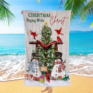 Christian Christmas Christmas Begins With Christ Beach&hellip;