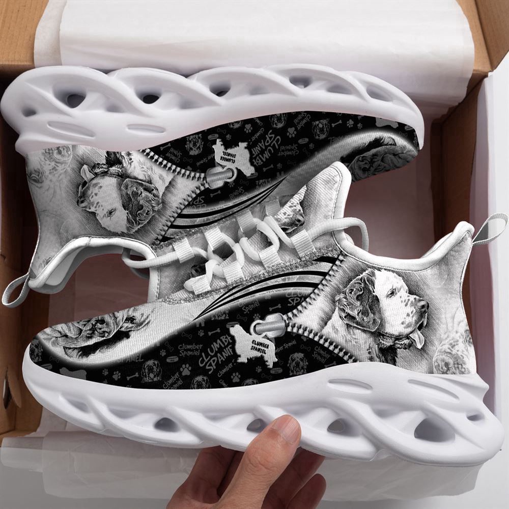 Clumber Spaniel Sketch Max Soul Shoes Kid, Max Soul Sneakers, Max Soul Shoes