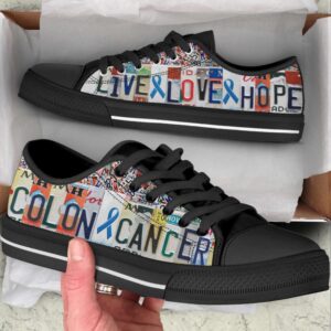 Colon Cancer Shoes Live Love Hope License&hellip;