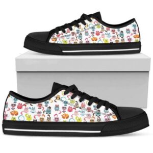 Colorful Animated Cat’s DEsign for Women Low&hellip;