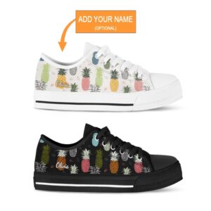 Colorful Pineapple Shoes Pineapple Sneakers Low Top Designer Shoes Low Top Sneakers 3 ifzyj1.jpg