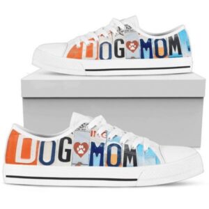 Colorful Popart Dog Mom Low Top Shoes&hellip;