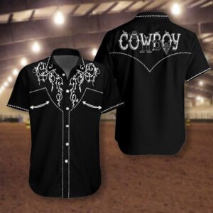 Cowboy Rodeo Texture Hawaiian Shirt, Texas Hawaii&hellip;