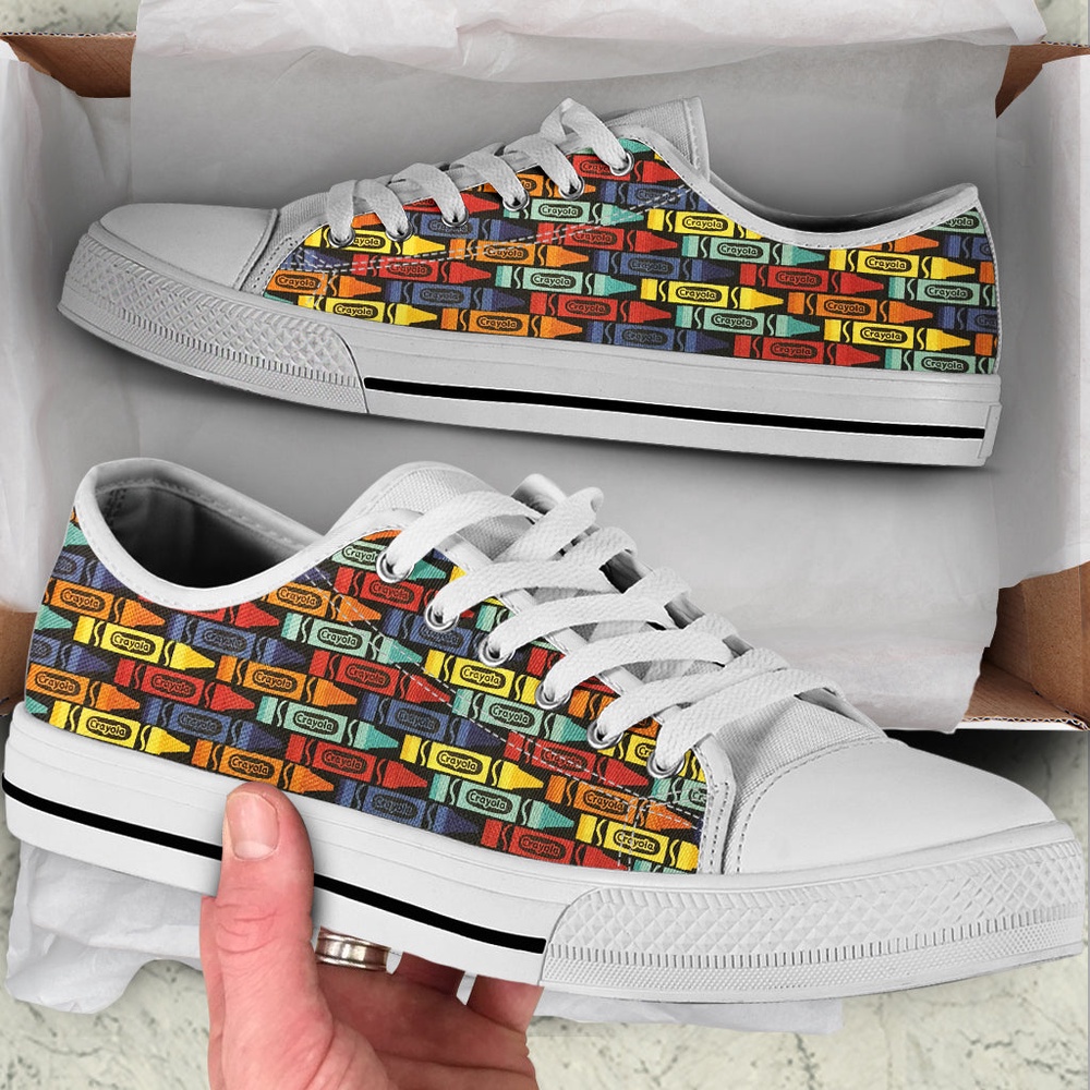 Crayon Color Seamless Low Top Shoes, Low Top Designer Shoes, Low Top Sneakers Crayon Color Seamless Low Top Shoes, Low Top Designer Shoes, Low Top Sneakers