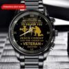 Custom Name Time 1st Cavalry Vietnam Veteran Business Watch, Watch Military, Men Military Watch, Fathers Watches