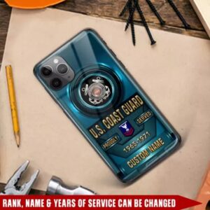 Custom Name Veteran Coast Guard Phone Case,&hellip;