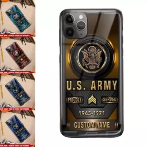 Custom Name Veteran US Army Phone Case,&hellip;