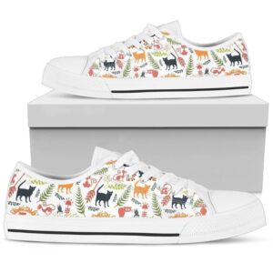 Cute Cat Lover Sneakers Low Top Shoes&hellip;