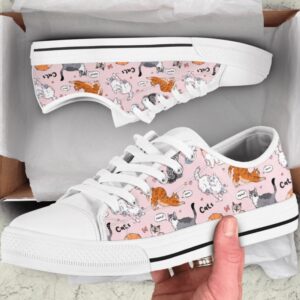 Cute Cat Low Top Shoes, Low Top&hellip;