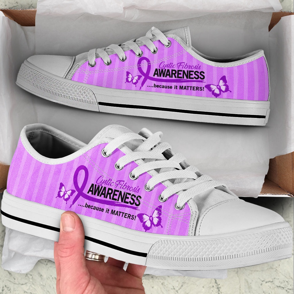 Cystic Fibrosis Shoes Because It Matters Low Top Shoes, Low Top Designer Shoes, Low Top Sneakers